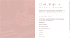 Desktop Screenshot of goartistgo.com